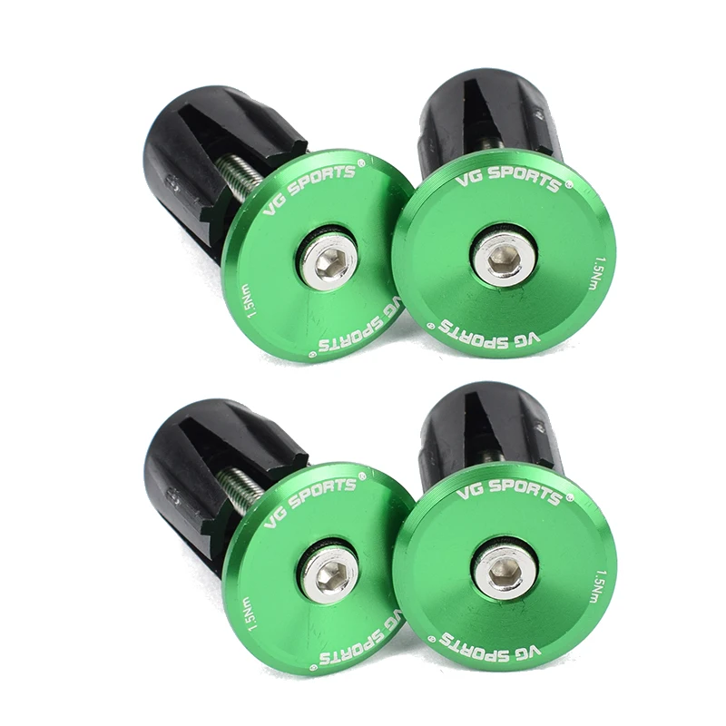 2 Piece Bicycle Grip Handlebar End Cap Aluminium A... – Vicedeal