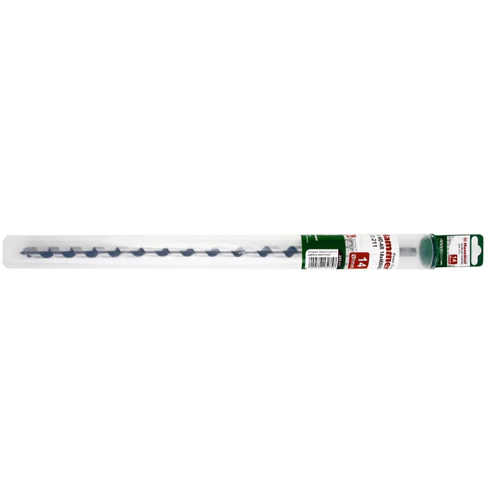 Сверло HAMMER Flex 202-211 DR WD AR 14мм*460/400мм дерево спиральное | Инструменты