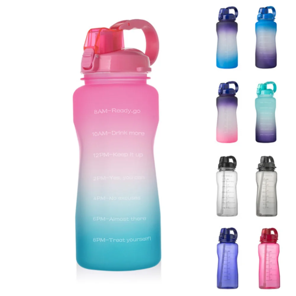 2L Tritan бутылки с водой подставка для смартфона флип-флоп без БФА Портативный