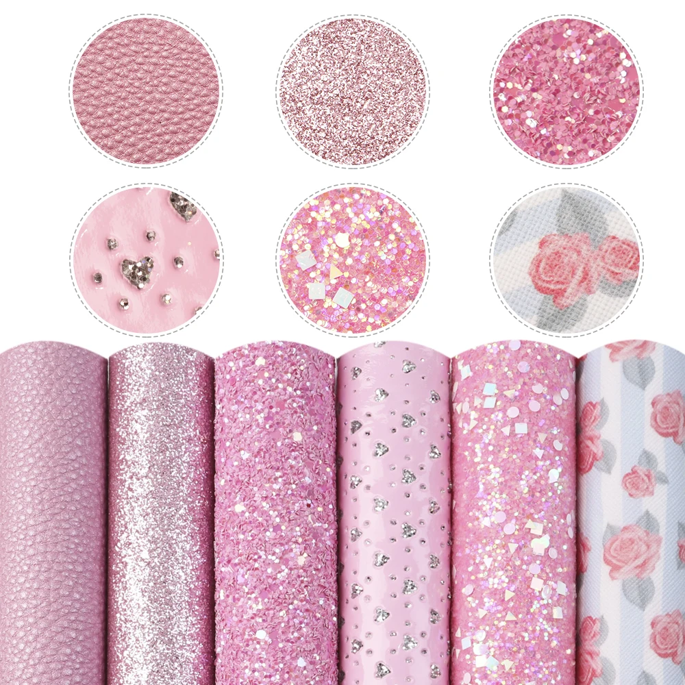 20*33cm Velvet Solid Color Double Sided Faux Leather Sheet For Bows Earrings Handbag DIY Handmade Vinyl