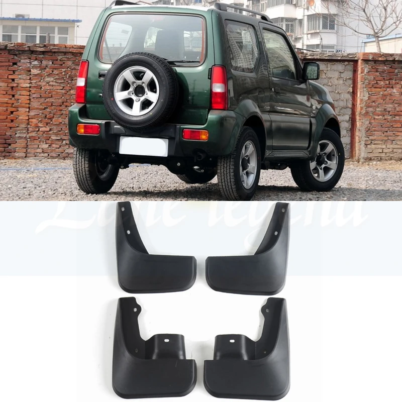 Брызговики для Suzuki Jimny 2007- Брызговики ABS автомобиля Внешняя защита украшения брызговики крылья автомобильные аксессуары