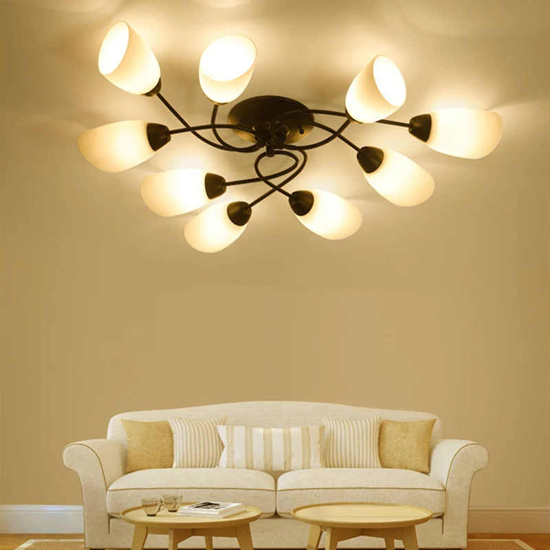 

Nordic Modern LED Pendent Light Simplicity Originality Cozy Iron Art Hanging Lamp Restaurant Bedroom Ceiling Lighting Fixtures