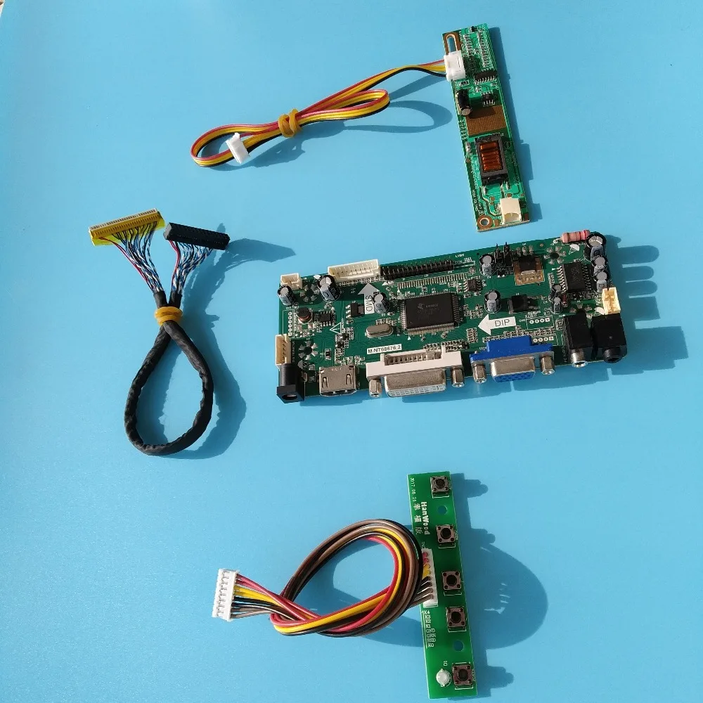 Для LTN170WX 1440*900 Панель дисплей 17," M. NT68676 HDMI VGA экран ЖК-контроллер плата драйвер комплект DVI