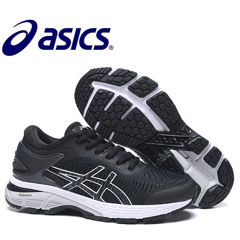 Оригинальная женская обувь Asics-Kayano 25 дышащая устойчивая обувь для бега уличная теннисная обувь Asics-gel kayano 25