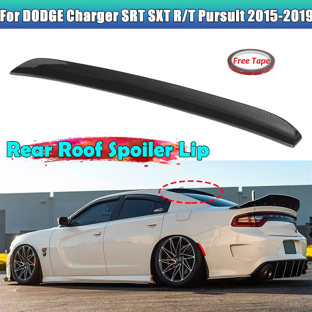 Car Rear Roof Lip Spoiler Wing Rear Window Roof Shade Spoiler For DODGE