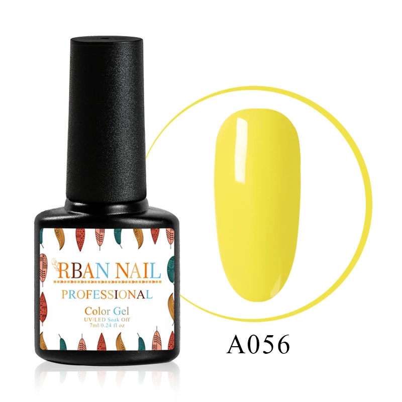 RBAN NAIL 7 мл светящийся гель для ногтей долговечный замачивающийся Гель-лак для ногтей не протирать верхнее покрытие Гель-лак Блестящий светящийся в темноте - Цвет: M30056