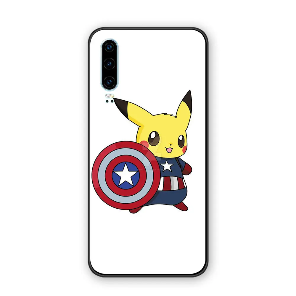 8 Забавное японское аниме PIKACHU для huawei P8 P9 P10 lite plus силиконовый мягкий ТПУ чехол для телефона для huawei P20 P30 lite Pro Чехол - Color: 8