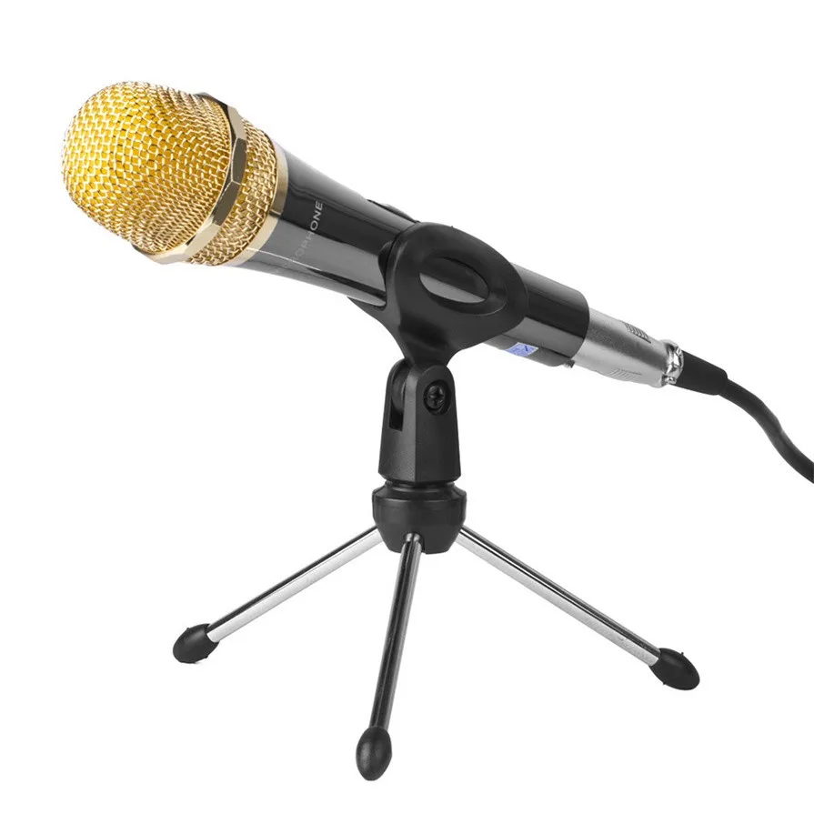 

Microphone Mic Stand Tripod Bracket Portable Zinc Alloy Desktop Table Adjustable Holder