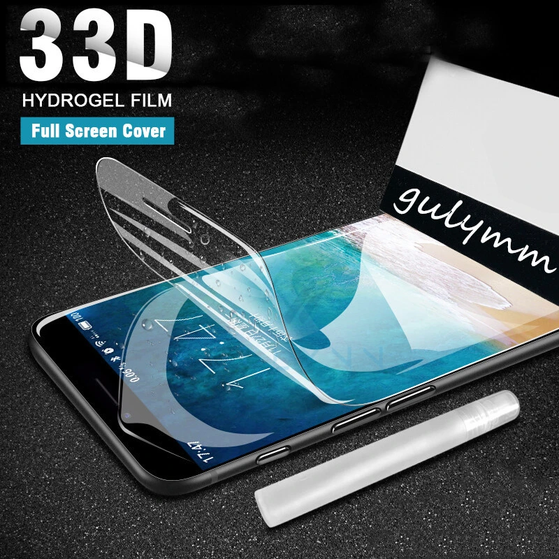 33D Hydrogel Film For iPhone 7 8 Plus 6 12 Screen Protector X XS XR Max 11 Pro Soft Protective Cover | Мобильные телефоны и