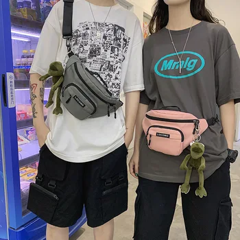 

Shoulder Bag Men Popular Brand Breast Package INS Sports Super Fire Shoulder WOMEN'S Single-shoulder Bag Hip Hop Cool Students W