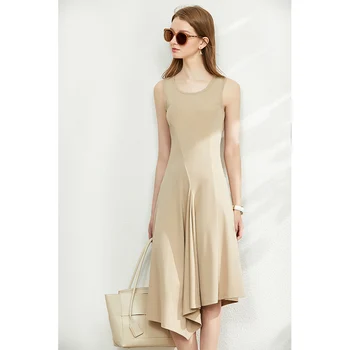 Women's asymmetric flare Dress
