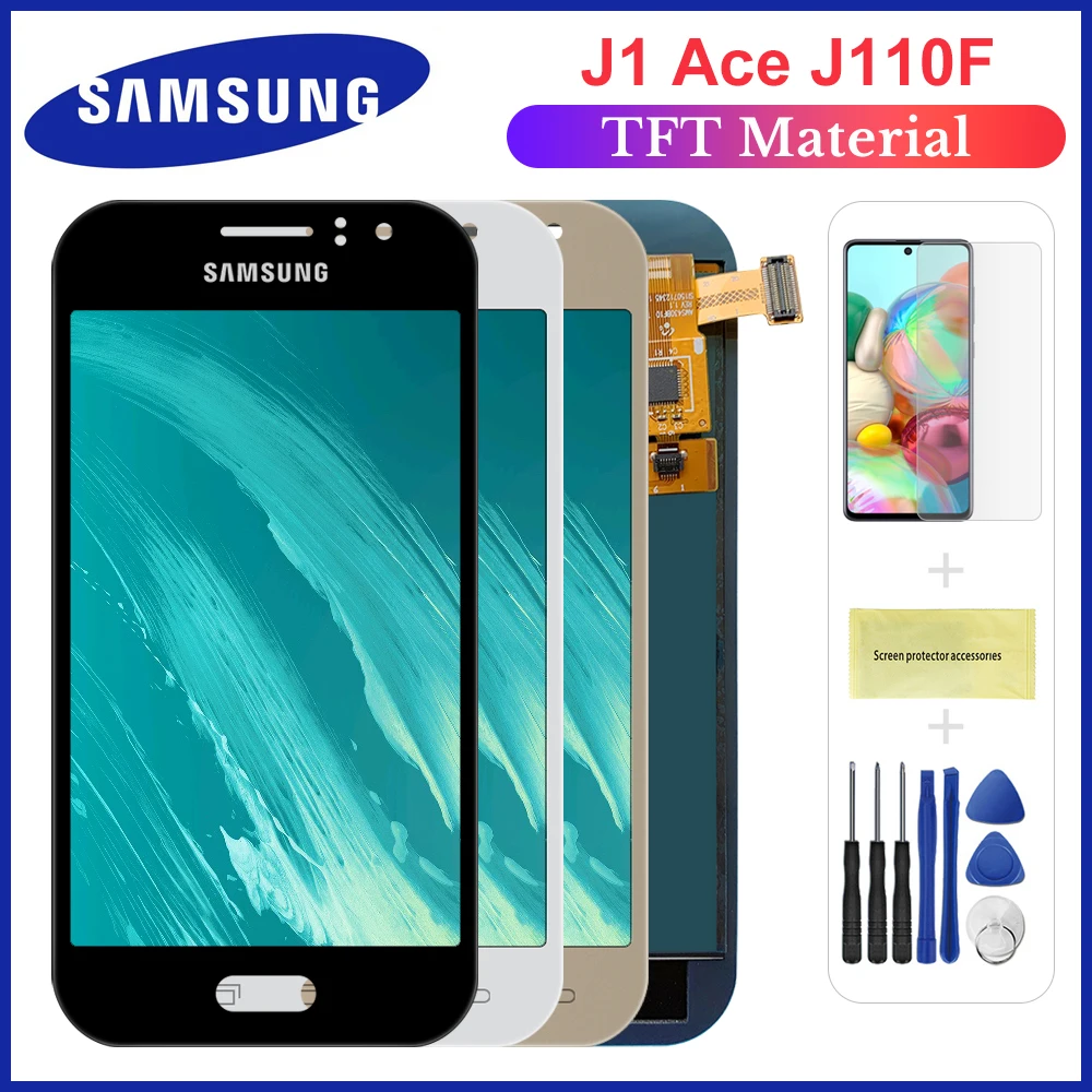 ЖК дисплей 4 3 ''J111 для Samsung Galaxy J1 Ace J111 J111F J111M J111FN с сенсорным цифровым