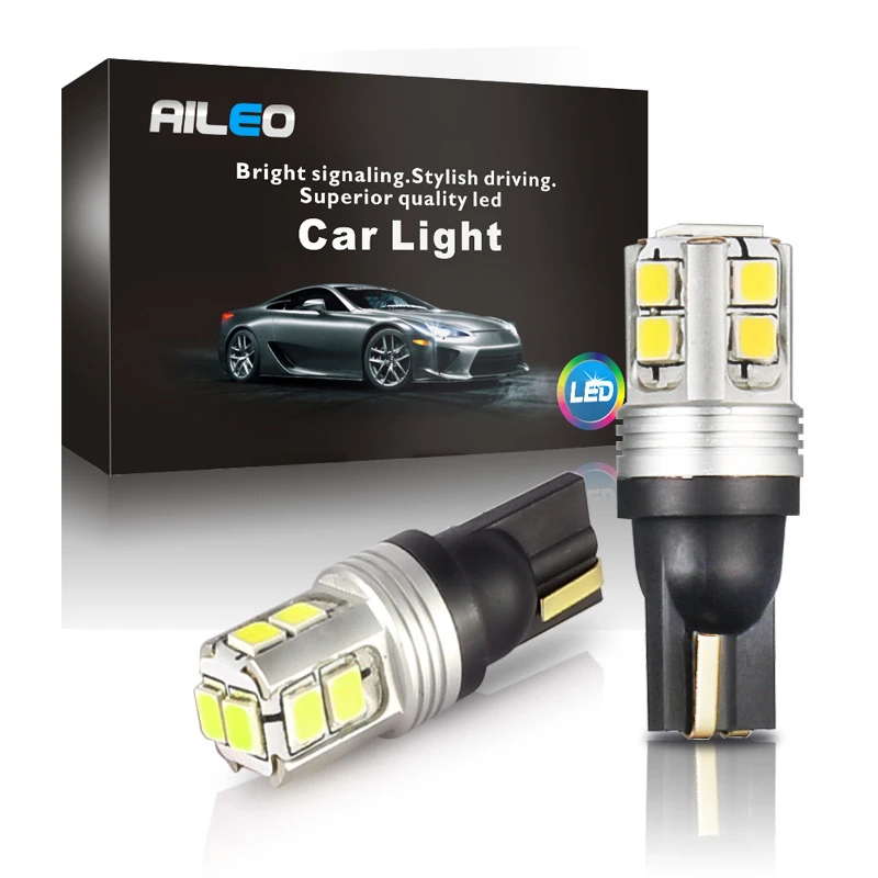 2pcs W5w T10 Led Canbus 168 194 Clearance Parking Lights Bulbs For Vw