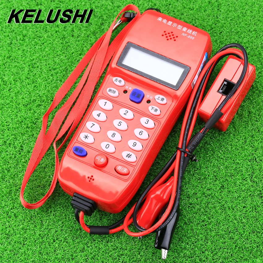 KELUSHI NF-866 телефонной линии кабельный тестер телефон волокно оптический инструмент проверьте телефон DTMF Идентификатор вызывающего абонента