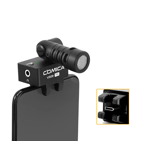 COMICA CVM-VS09 TC USB C подключение кардиоидный вращающийся на 180 градусов микрофон для