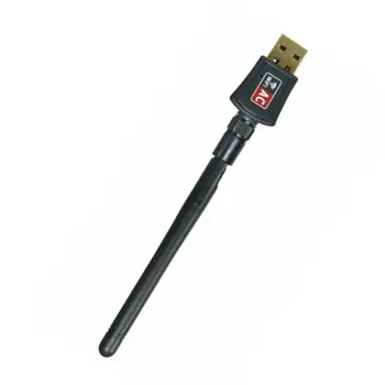 

600 Mbps Dual Band 2.4/5Ghz Wireless Usb Wifi Network Adapter W/Antenna 802.11Ac Dual Mode With Line Network Card