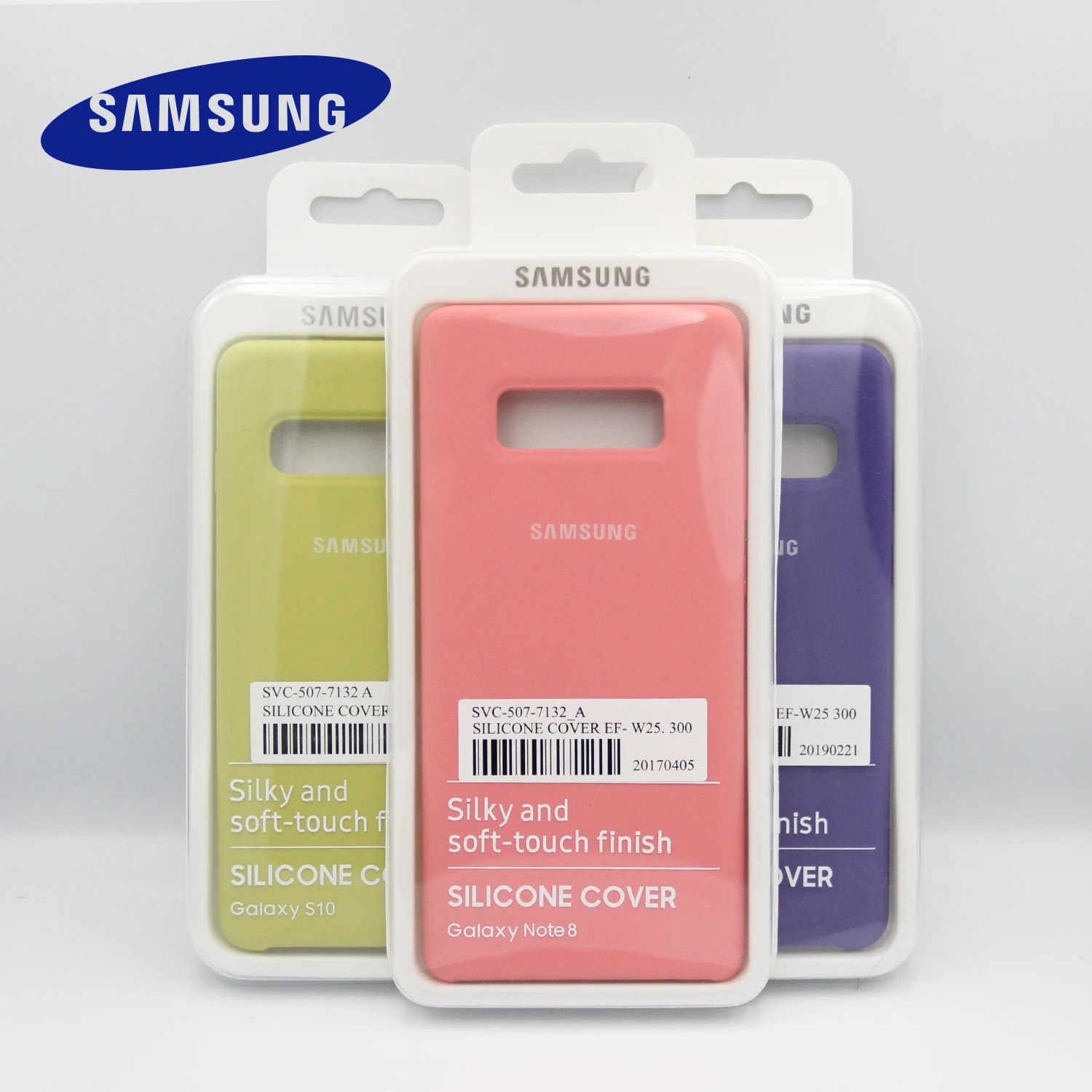 Оригинальный samsung Galaxy S10 Plus/S10e шелковистый силиконовый чехол высококачественный