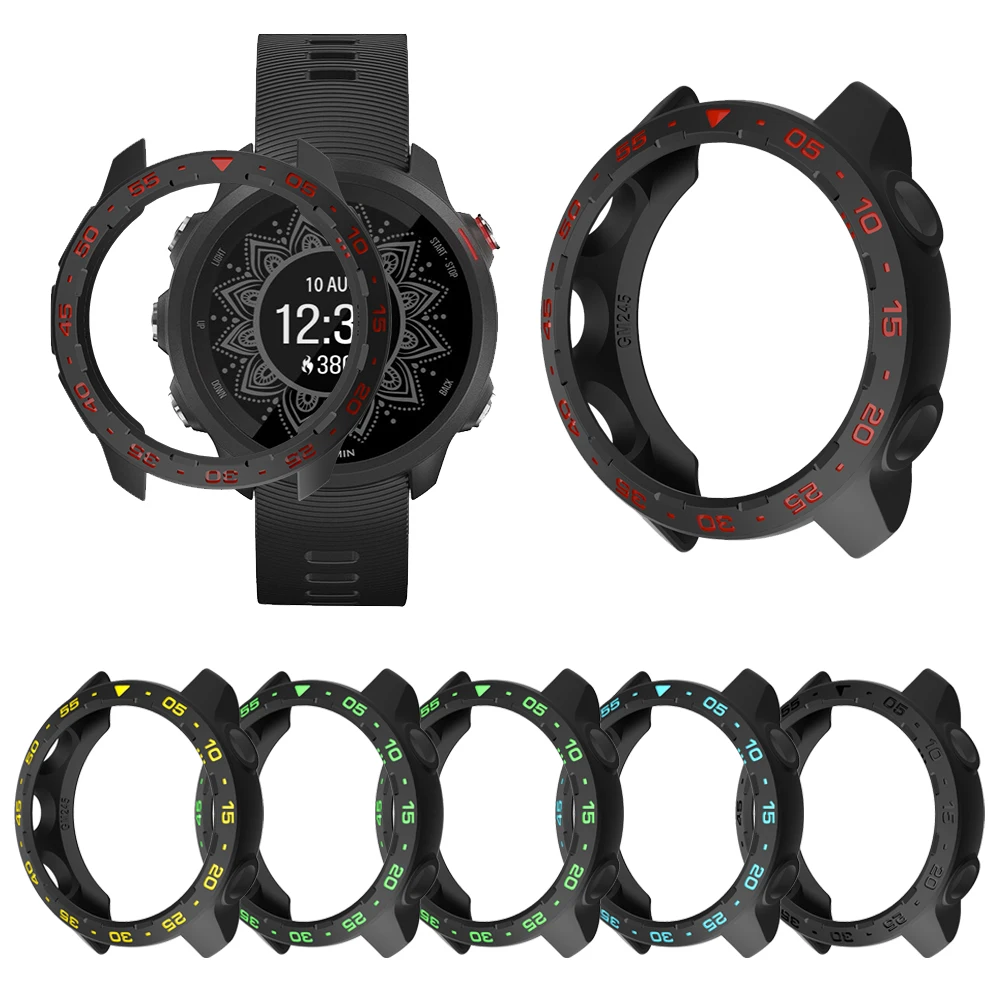 TPU watch case For Garmin Forerunner 245 / 245M Smartwatch Protective Cover accessories Protector silicone