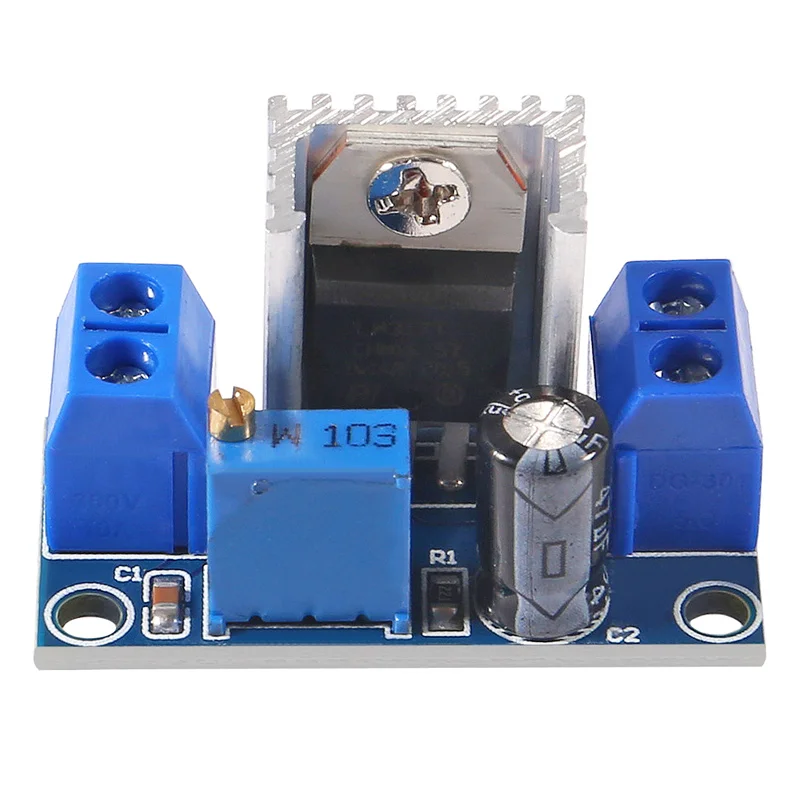 5pcs LM317 DC-DC Converter Buck Step Down Circuit Board Module Linear Regulator LM317 Adjustable Voltage Regulator Power Supply