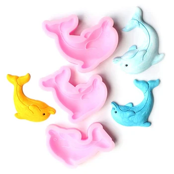

Shiny Fish Molds DIY Epoxy Resin Mold Dolphin Silicone Mold For Keychain Trinket Fashion Jewelry Glossy Finish DY