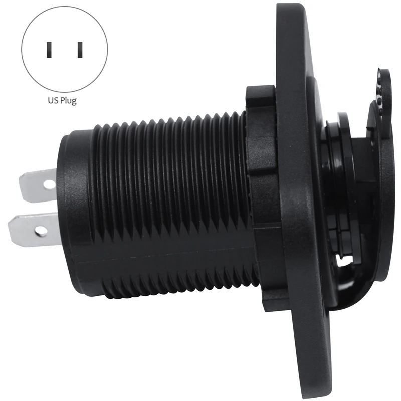 12V Dual USB Car Cigarette Lighter Socket 12V Charger Power Adapter Outlet