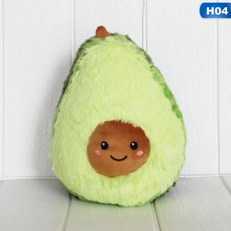4 Плюшевые игрушки, забавные подушки авокадо Kawaii фрукты мягкие игрушки куклы для детский подарок на день рождения - Цвет: 4