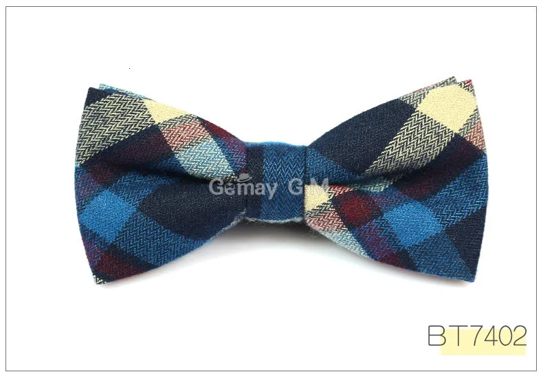 Формальные коммерческих галстук бабочка для мужчин Свадебная вечеринка мужской тощий плед галстуки Gravatas тонкий
