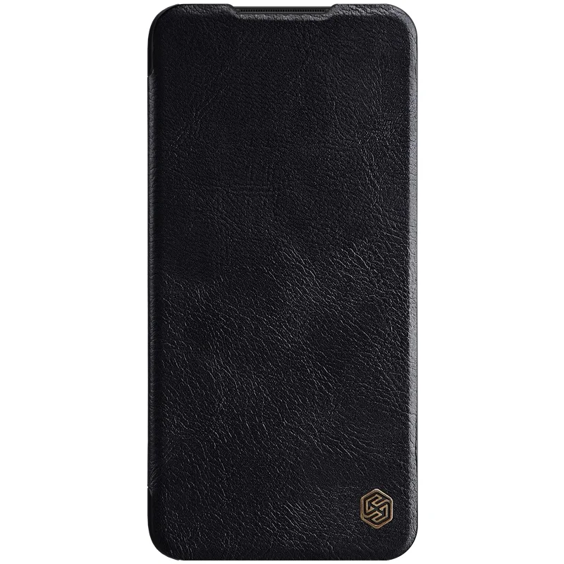 Черный Чехол для Xiaomi redmi note 8/redmi note 8 pro NILLKIN, откидная кожаная задняя крышка, чехол для redmi note 8 pro global с карманом для карт - Цвет: Черный