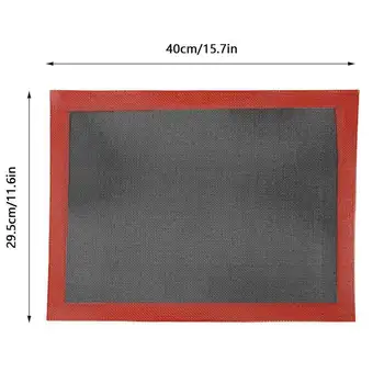 

Silicone Baking Mats Quarter Sheet Oven Liner, Non Stick Heat Resistant Pastry Oven Tray For Bread Baking Utensil