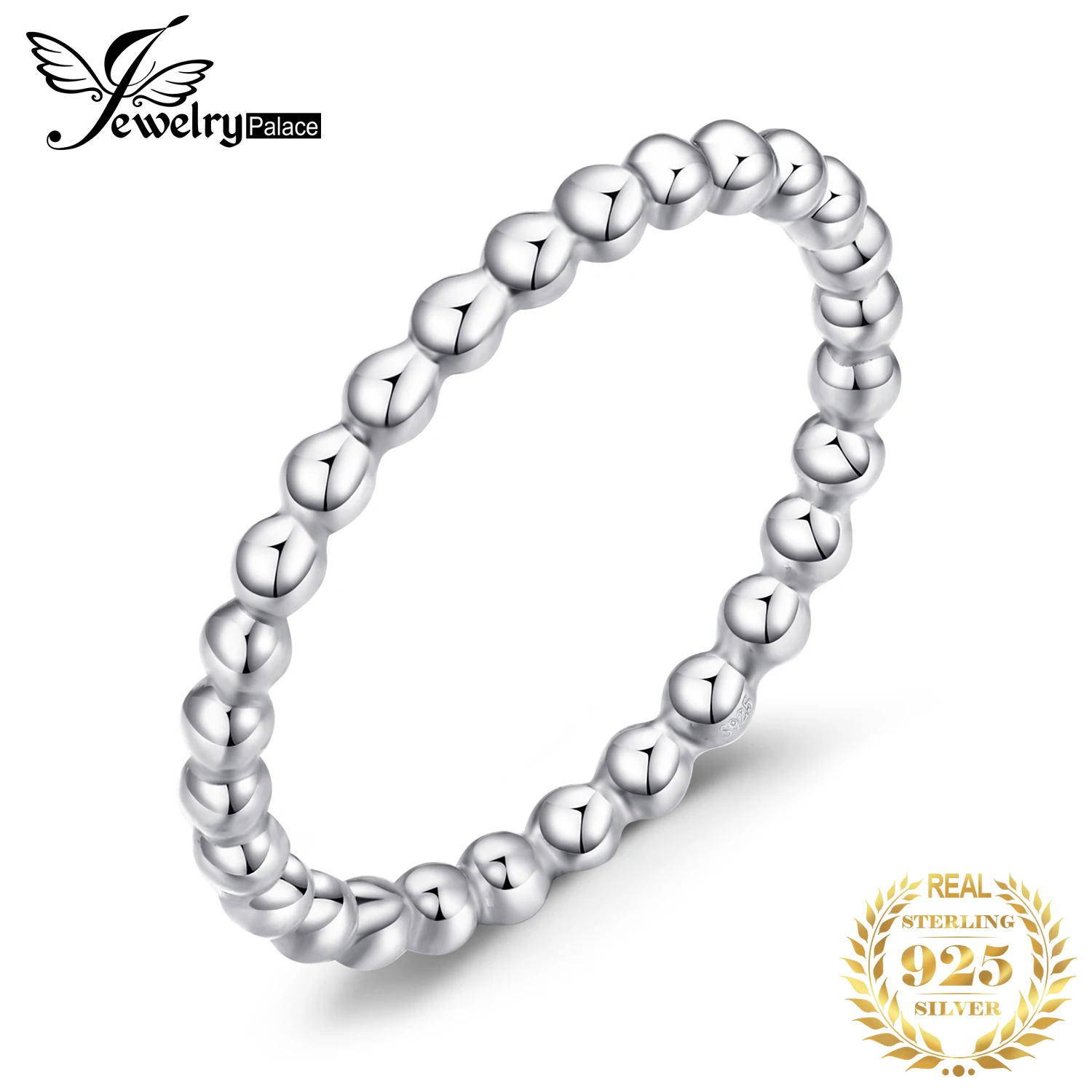 Jewelrypalace 925 пробы серебристый пузырь сердце укладки кольцо подарок обручальные