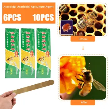 

6/10pcs Beekeeping Equipment Acaricide Bee Stings Beekeeping Medicine Killer Control Bee Farm Pesticides Apiculture Pesticides