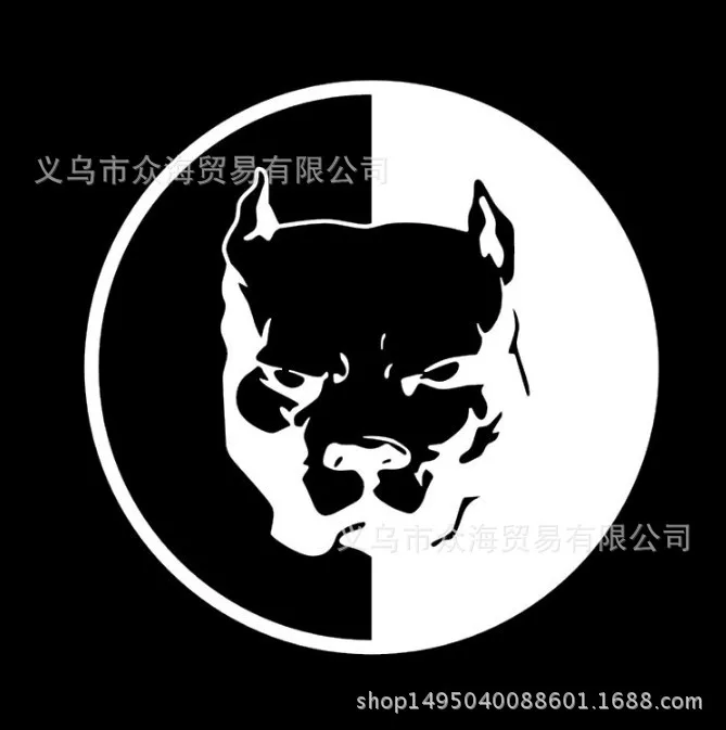 C072 импортные товары Pitbull супер герой собака бампер наклейки бульдог супер герой собака отражательный бампер наклейки