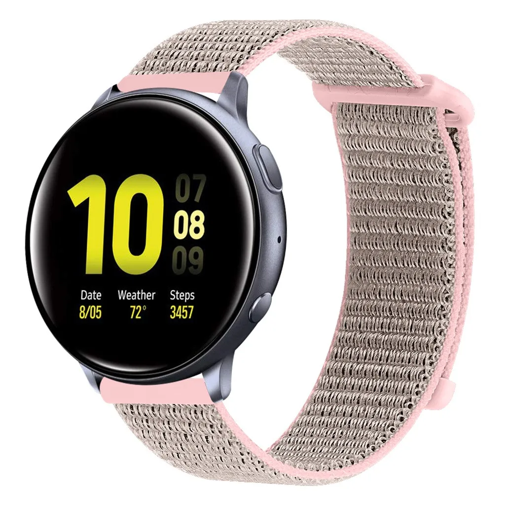 Нейлоновый ремешок для samsung Active 2 Watch 44 мм, ремешок для умных часов, сменный ремешок для мужских Т-часов, ремешок для спортивных часов, браслет для женщин и мужчин, 19 октября