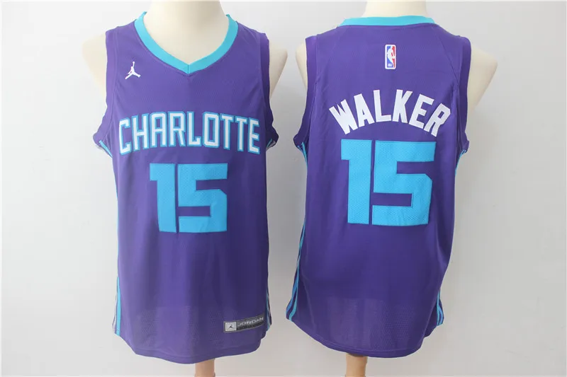 for men A+++ Качественная мужская футболка для взрослых#15 Kemba Walker - Цвет: for men