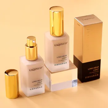 

Long-lasting Liquid Foundation Oil-control Cover Dark Circles Freckles Flaws Matte Liquid Foundation