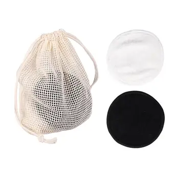 

12PC Reusable Cotton Pads Makeup Remover Pads Breast Pads Make Up Facial Remover Bamboo Fiber Skincare Nursing Pad Skin Cleaning