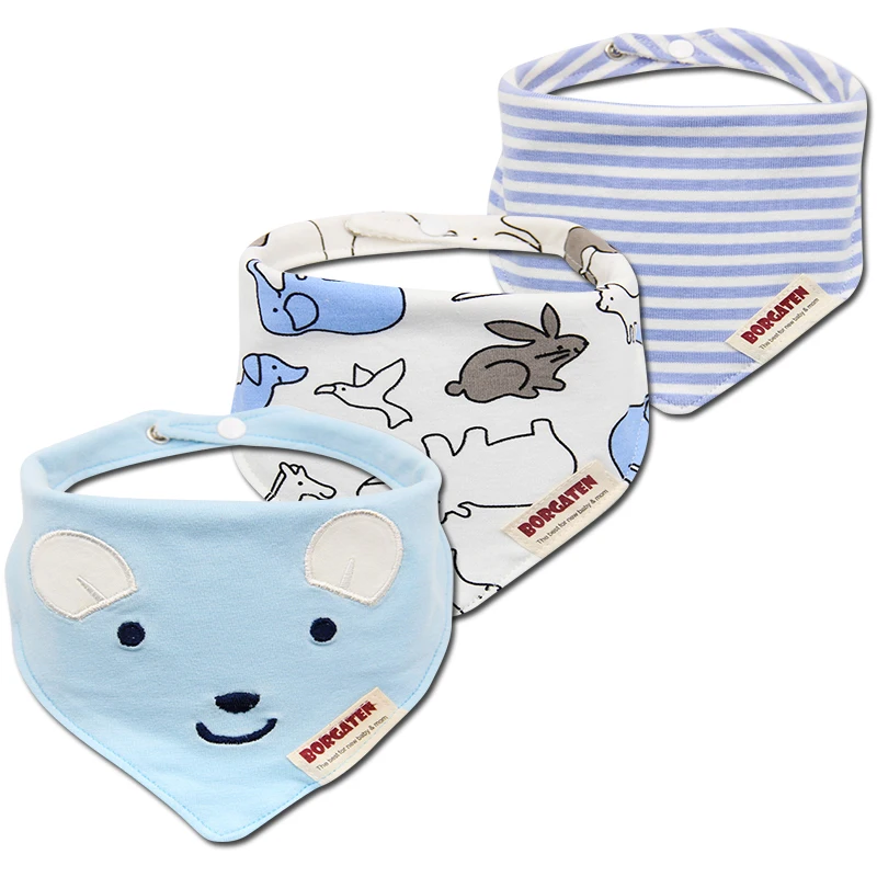 Комплект из 3 предметов, хлопковая бандана детский нагрудник для новорожденных девочек и слюнявчик для мальчика, муслиновый слюнявчик шарф для малышей, для зимы, для младенцев - Цвет: 27