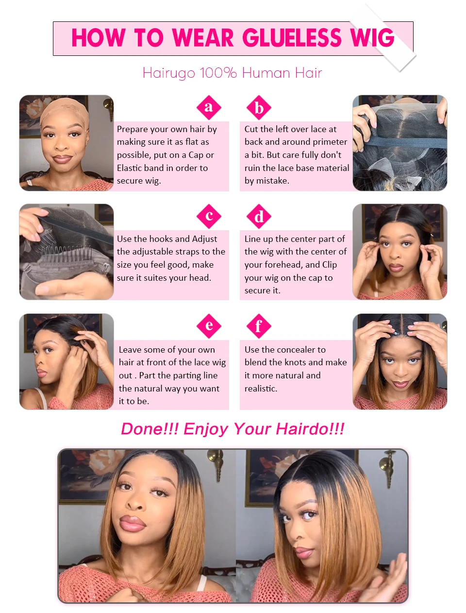 how to wear wig 