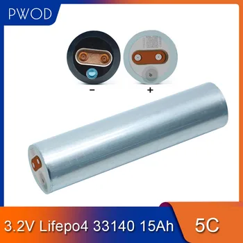 

Cylinder 33140 15Ah 1pcs Starting 3.2V Lifepo4 Lithium Battery 5C Discharge E-bike Cell for 12V 24V 36V 48V 60V Battery Pack