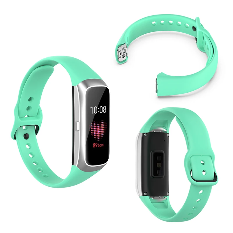 Ремешок для samsung Galaxy fit SM-R370 Смарт-часы силиконовые браслеты Сменные аксессуары мягкий водонепроницаемый браслет