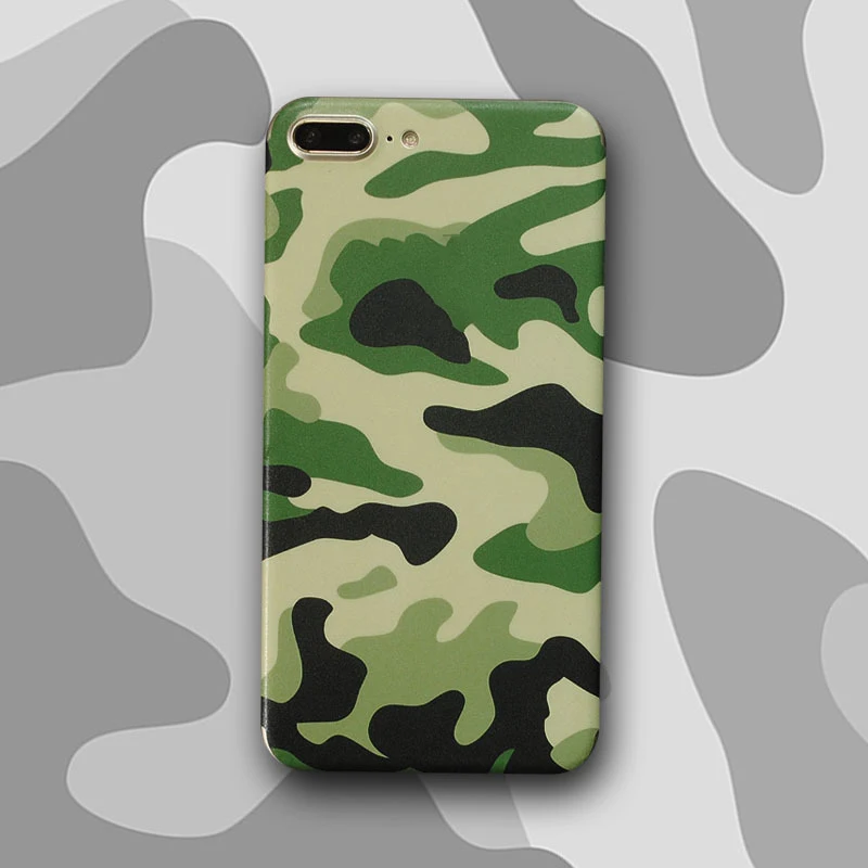 Красочные модные темно синие армейские камуфляжные наклейки для iPhone 11 5S SE 6 6S 7 8