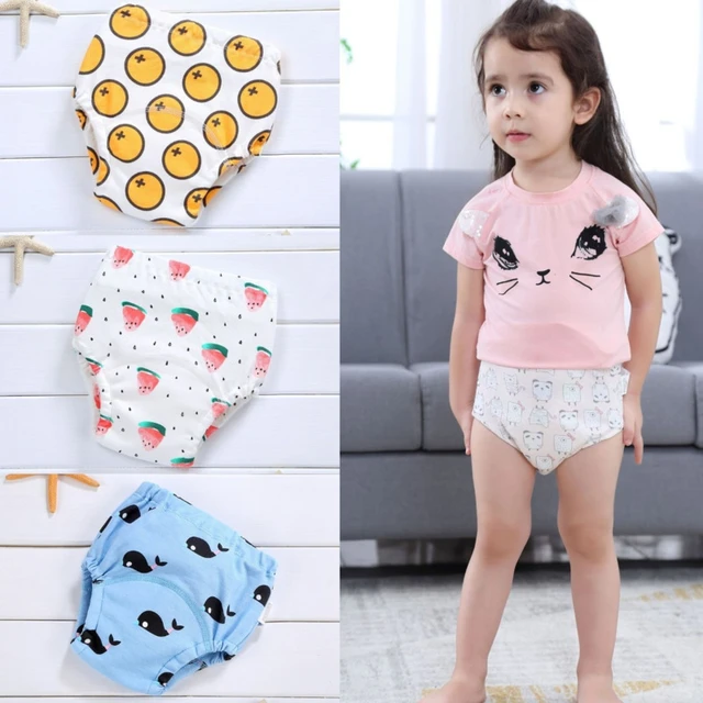 Baby Reusable Diapers Panties 100% Cotton Waterproof Infant