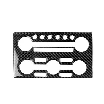 

For Nissan GT-R R35 2008-2016 Carbon Fiber Interior AC Control Panel Frame Trim Decoration Cover Trims Accessories