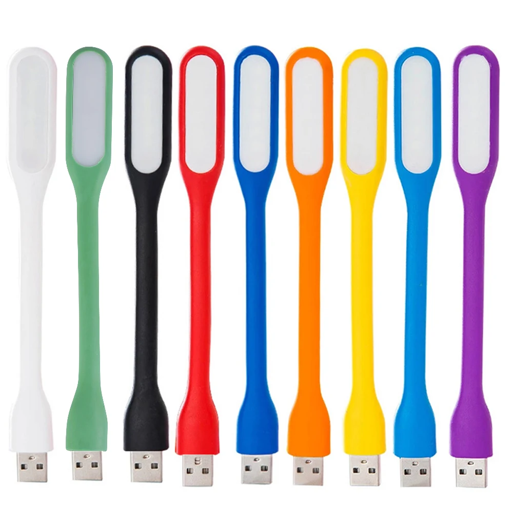 Белый Складной супер яркий USB светодиодный светильник для книг, портативный светильник для чтения, 5 В, 1,2 Вт, настольная лампа для питания компьютера, ноутбука, ночной Светильник ing - Испускаемый цвет: Белый