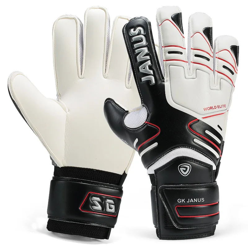 Классические перчатки для взрослых с защитой пальцев, футбольные вратарские перчатки для детей Ja383