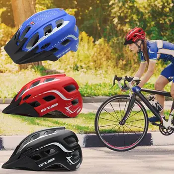 

HiMISS Bikes Piecemolding Helmet Detachable Brim 19 Holes Head Protection Helmet for Cycling XX6 Mountain Bike Bicycle Helmet