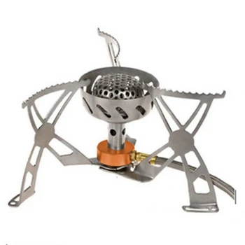 

Mini Camping Furnace Folding Outdoor Backpack Furnace Durable Portable Burner Separate Portable Camping Field Cooking Air Stove