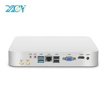 XCY Мини ПК Intel Core i7 6500U i3 i5 Win 10 Micro Офисный Компьютерный Linux Tv Box Minipc HDMI VGA Wi-Fi Gigabit Ethernet 6xusb Nuc