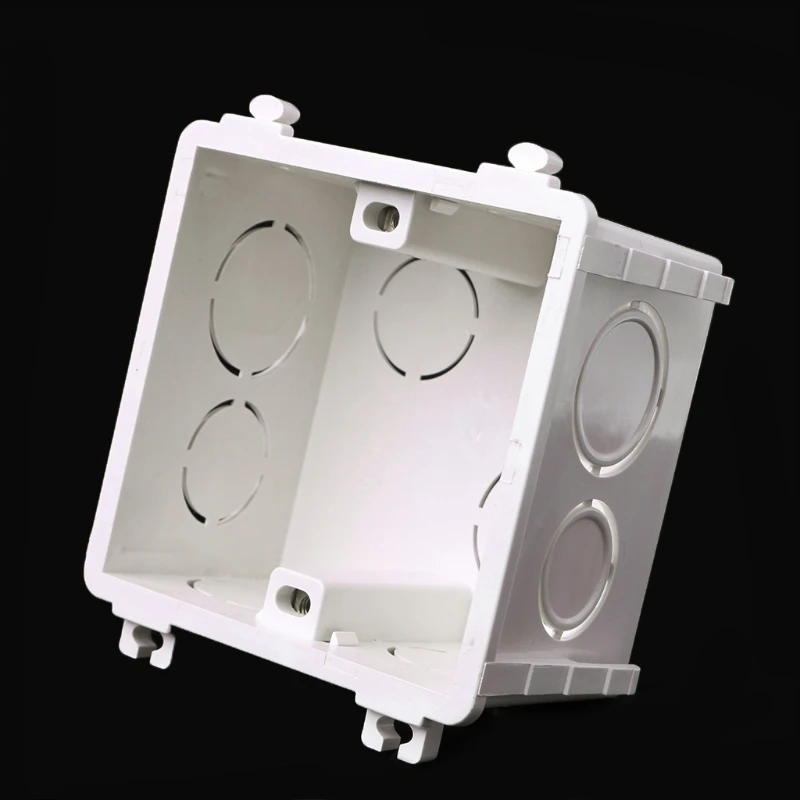 

86-Type PVC Junction Box Wall Mount Cassette For Switch Socket Base