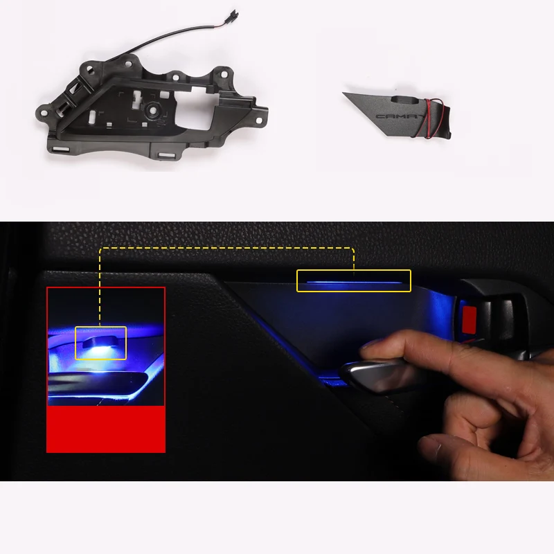 Lsrtw2017 для Toyota Camry авто Интерьер атмосферу светильник декоративный интерьер, Молдинги аксессуары 70 xv70